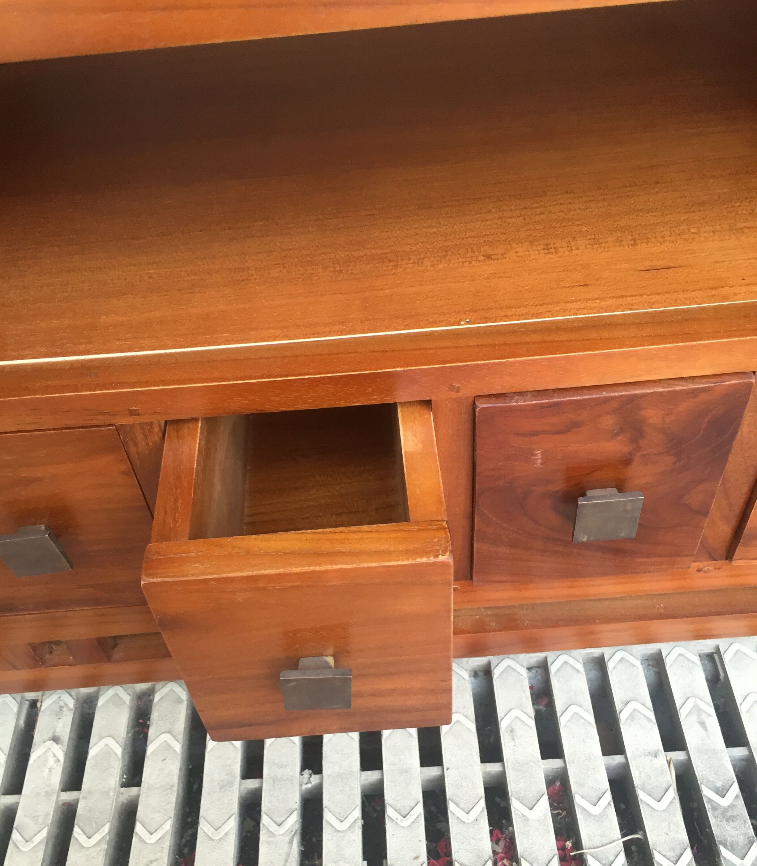 Low buffet in exotic wood