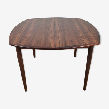 expandable rosewood dining table by Rastad - Relling for Gustav Bahus , Denmark 1960s