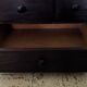 Authentic workshop furniture / Vintage watchmaker's layette in black wood