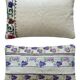 Set of 2 vintage embroidered cushion covers 36x61 cm