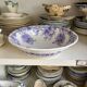 Salad bowl, Maestricht ceramic company, "geranium" service