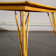 Grande table en bambou pieds Eiffel