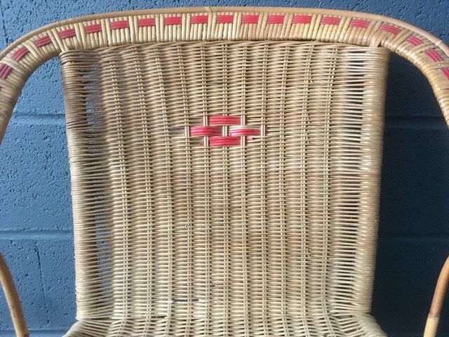 Rattan armchair