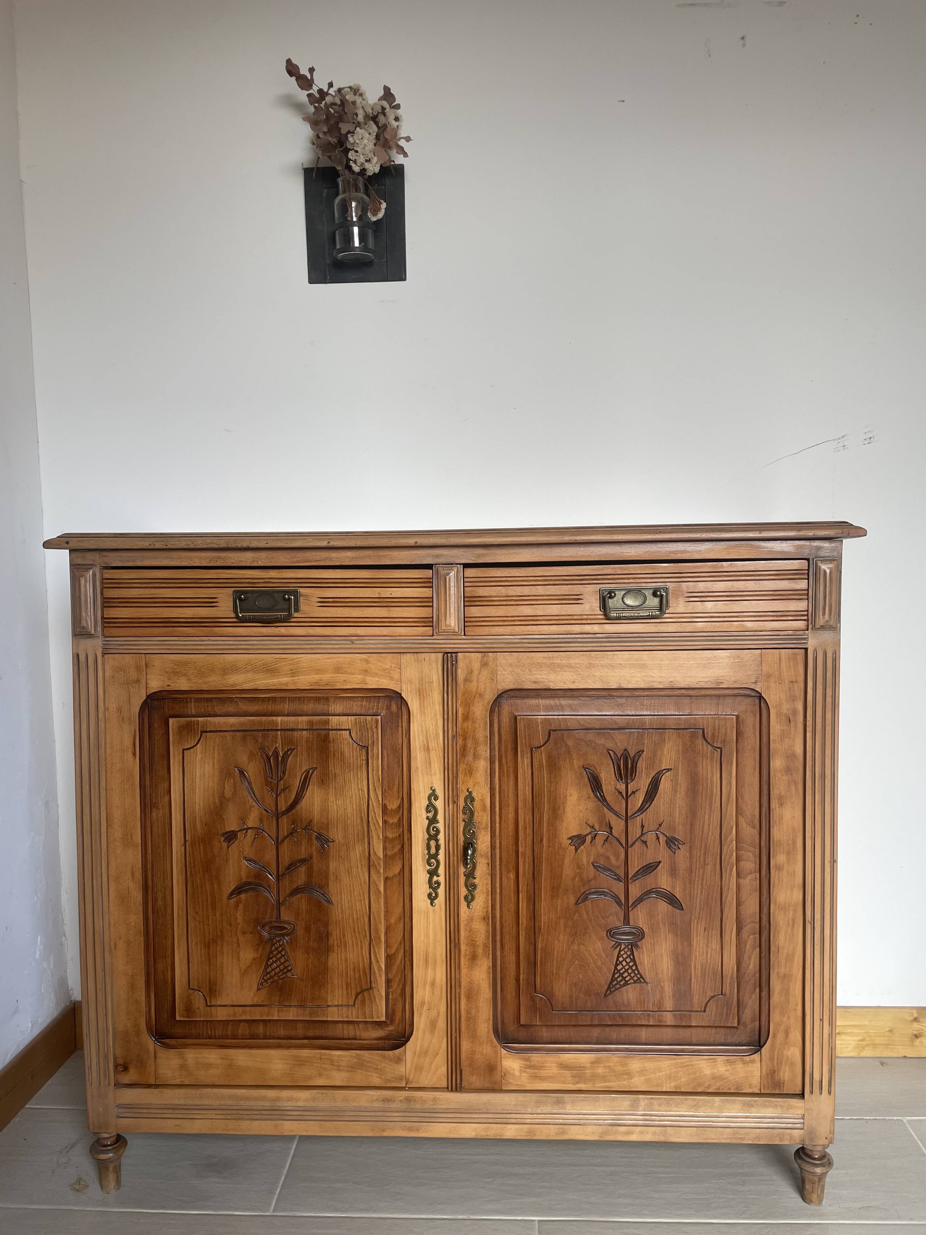 Art Deco style wooden sideboard