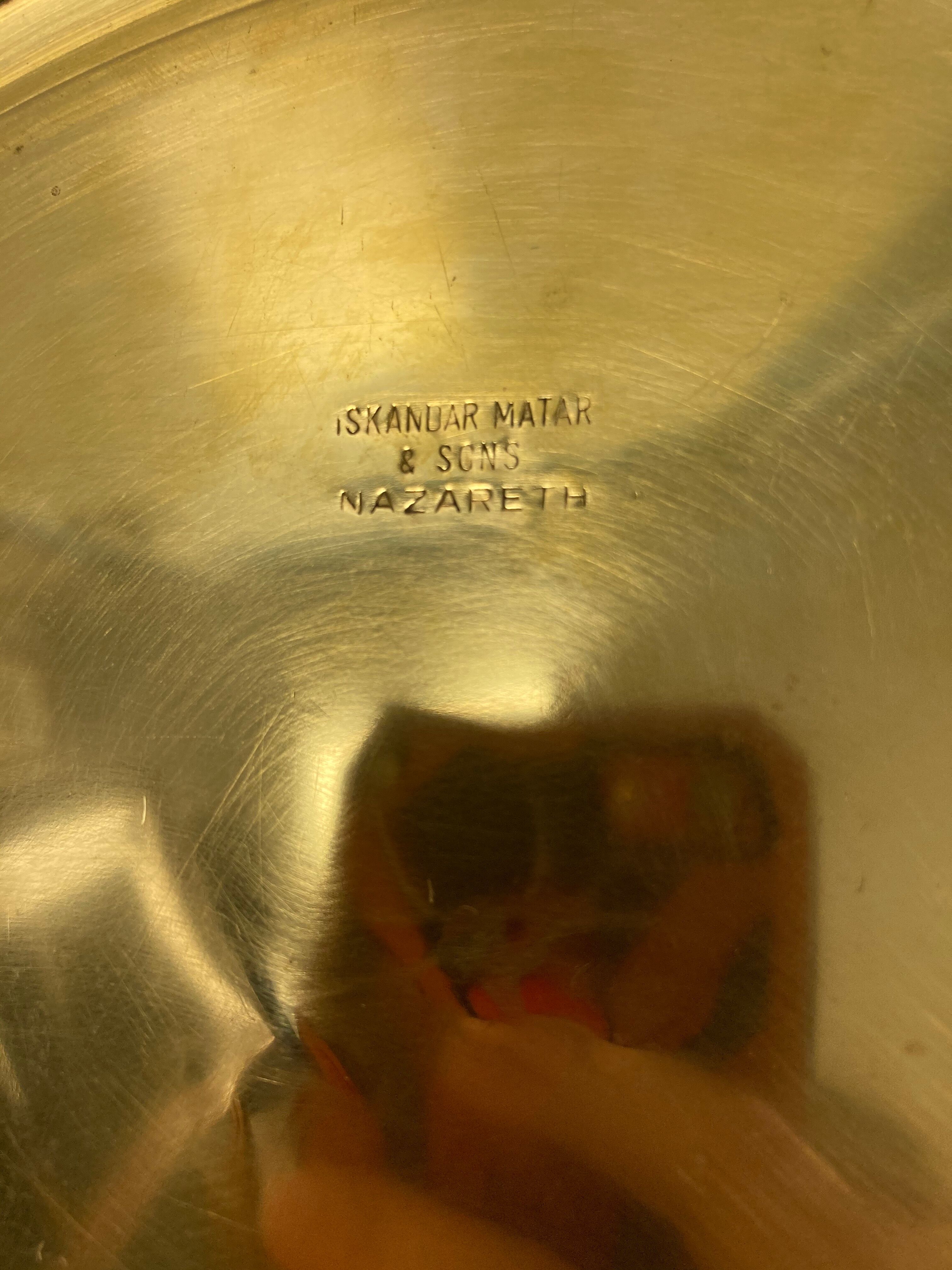 Vintage gold platter