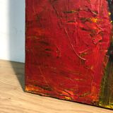 Oil on canvas olivier bony art brut singulier outsider
