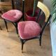 Redesigned powder pink bistro chair