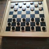 Board game set: checkers - chess - backgammon