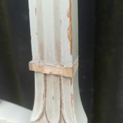 Series of 4 patinated Louis XVI style chairs