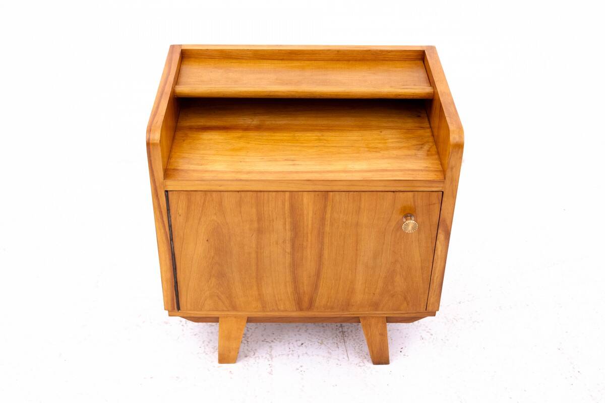 Pair of Art Deco bedside tables, Poland, 1950s.
