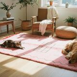 Handmade Moroccan rug high quality 3x2 m