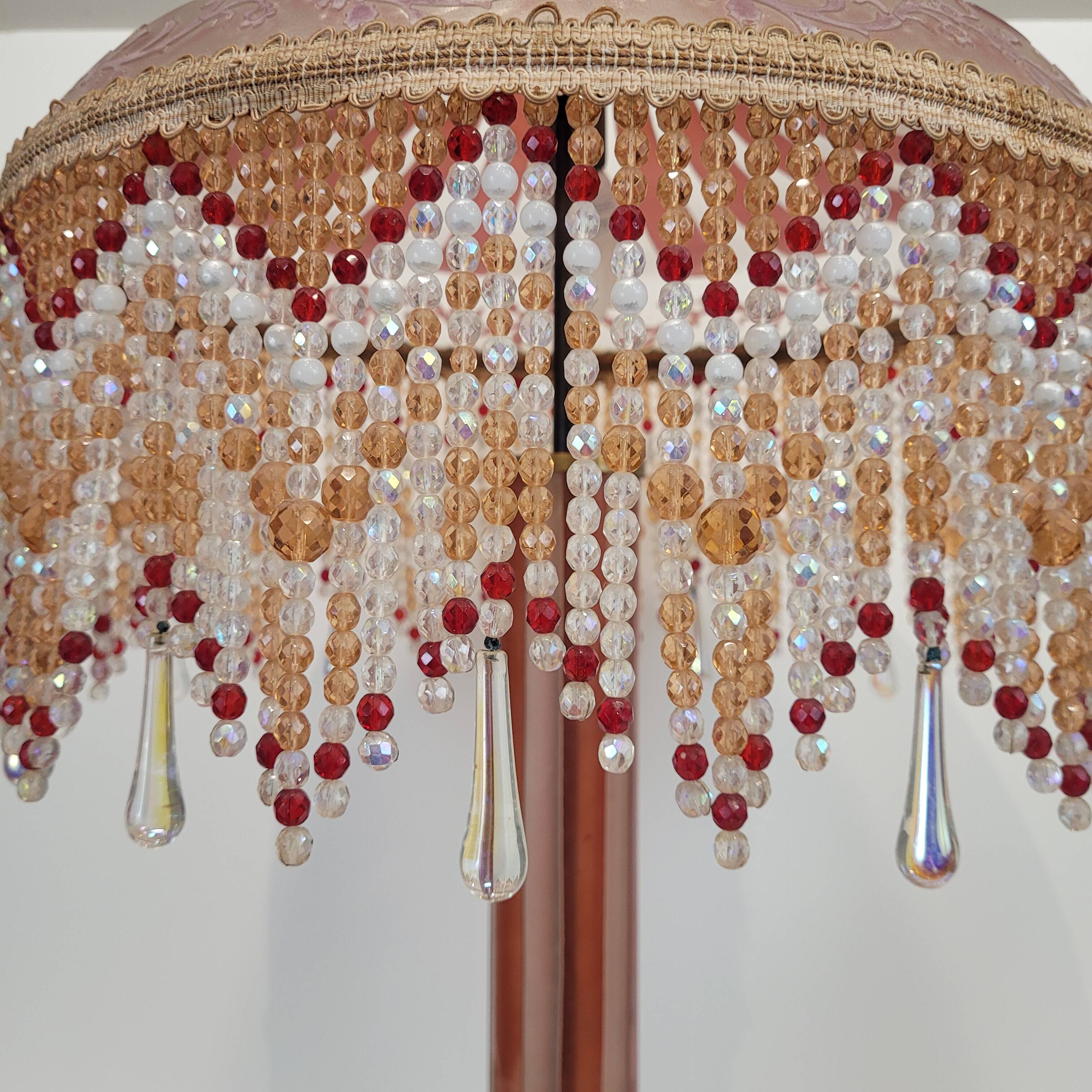 Table lamp, firmed Suberville, Art Nouveau, double glass, s. xx