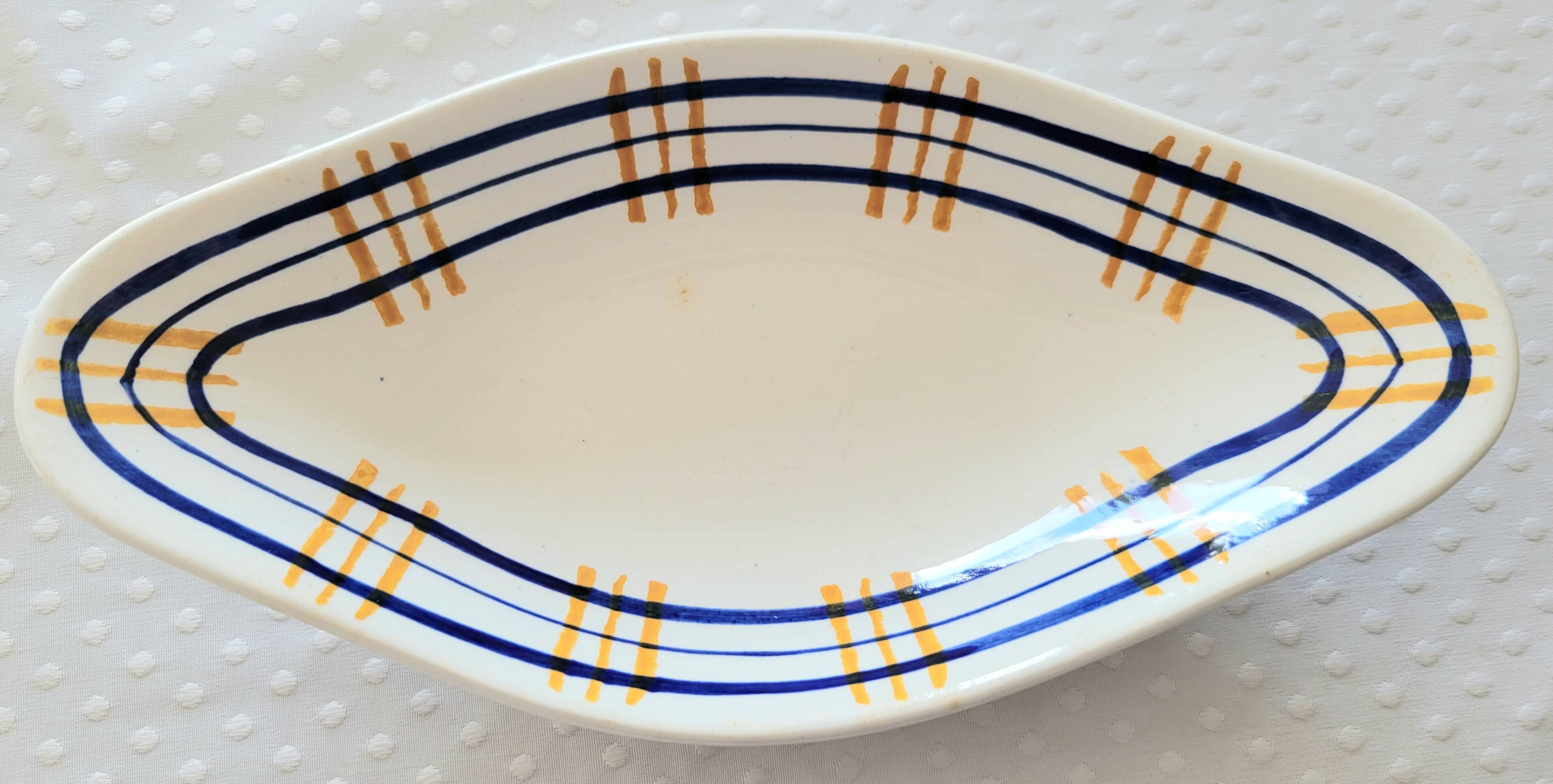 Poitou model ravier from Sarreguemines