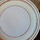 6 dessert plates A. Lanternier Limoges – gold decoration, 1950s