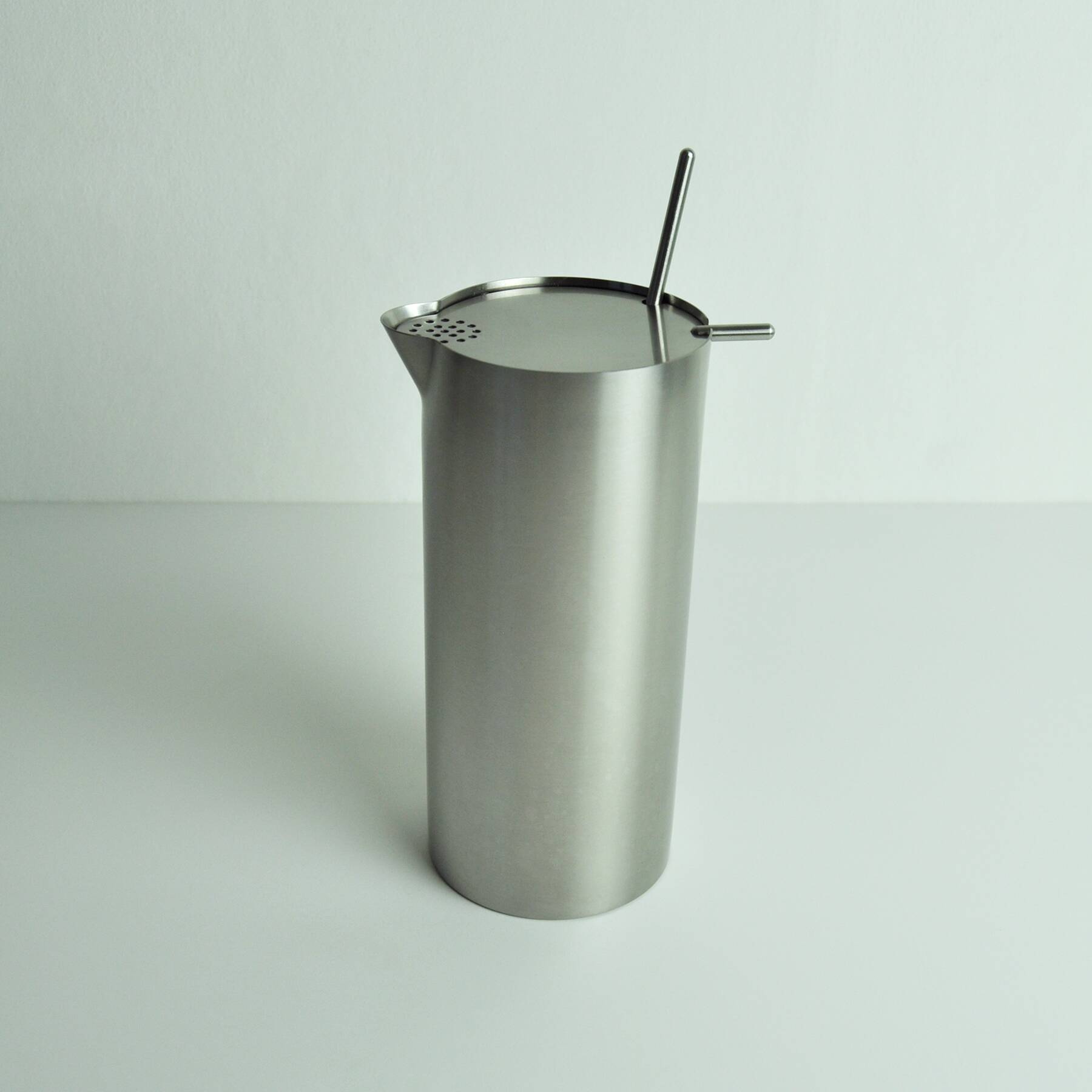 Stelton Cylinda-line Stainless Steel Martini Mixer by Arne Jacobsen, 1960s
