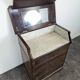 Flamed mahogany dressing table