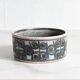 Vintage pottery with geometric patterns