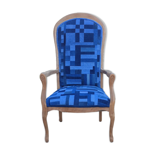 Fauteuil Voltaire restauré
