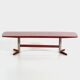 Vintage mid century modern design coffee table in teak by Topform, 1960s-70s