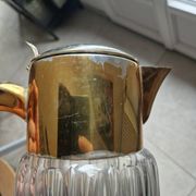 Jug for orangeade with crystal cooler, Hans Knabel, Esslingen.