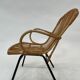 Vintage rattan chair by Dirk van Sliedregt Rohe Noordwolde 1960 in the Netherlands