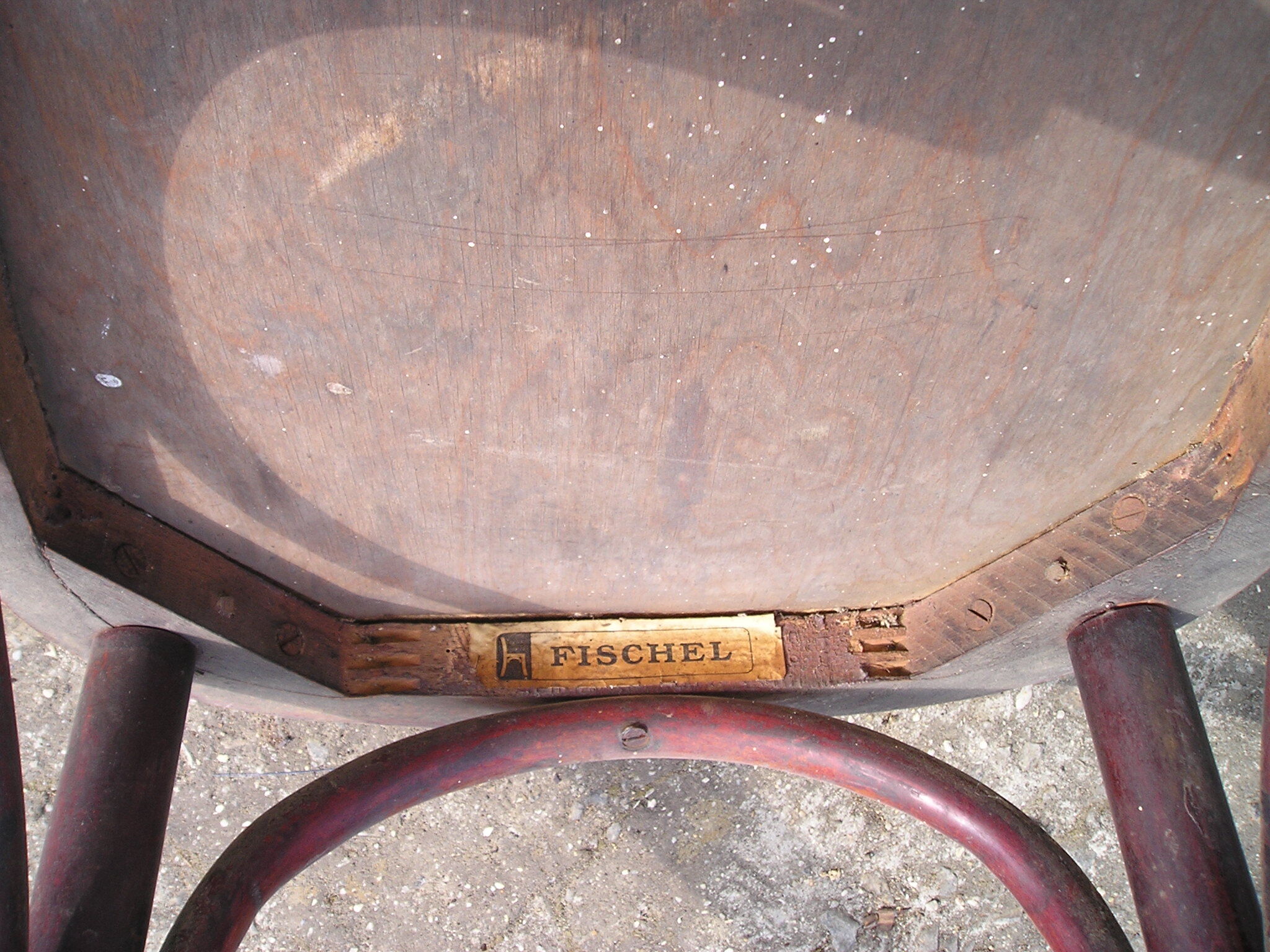 Pair of Fischel bistro chairs