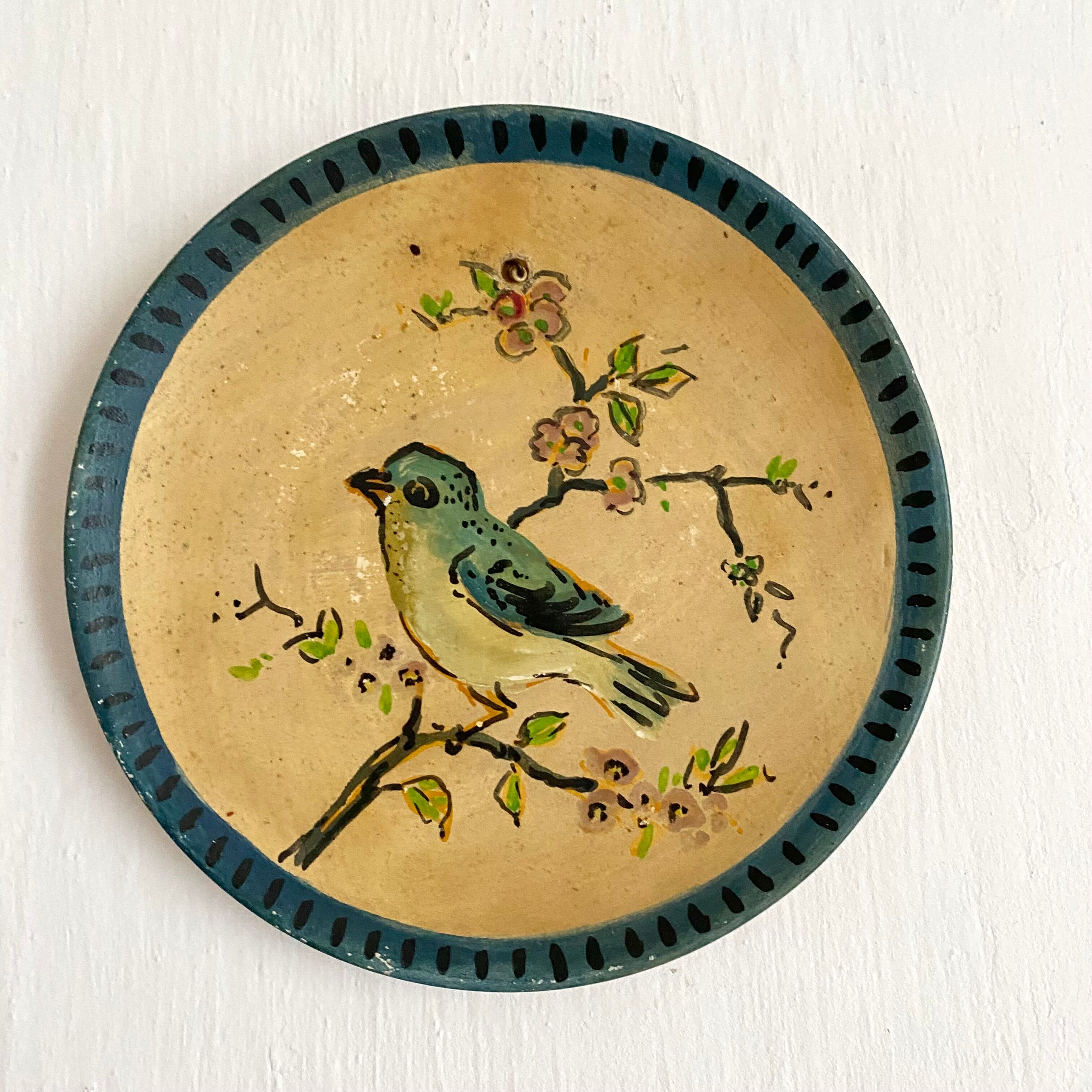 Decorative bird plate