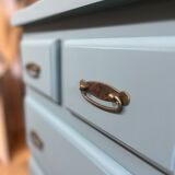 Nordic blue chest of drawers
