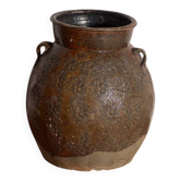 Ancient Chinese glazed stoneware vase – China, circa 1900