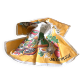 Vintage tea towel Salade Niçoise