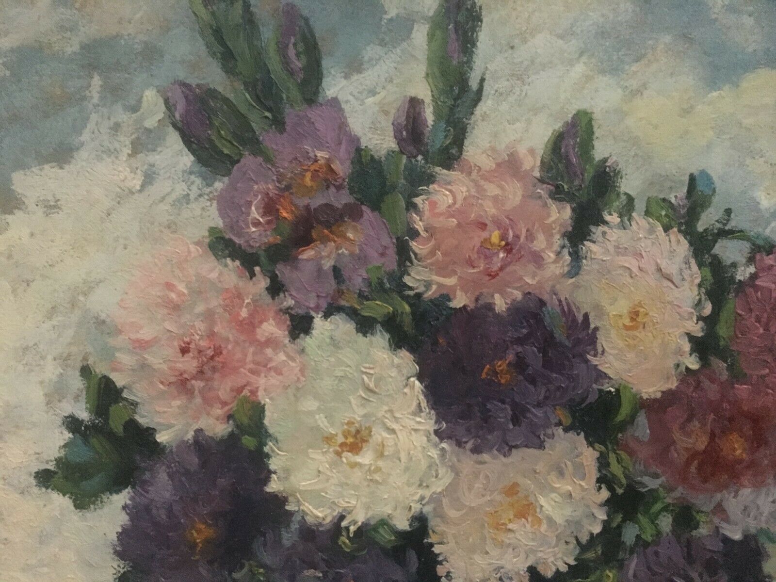 Oil on canvas signed Maisonneuve