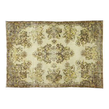 Anatolian handmade vintage rug 233 cm x 165 cm