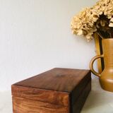 Wooden box with lockers
