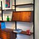Bibliothèque système mural scandinave vintage "Kristen" de Louis Van Teeffe