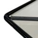Vintage coffee table in steel and wire and glass  1970