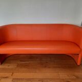 Gulf orange vintage bench sofa