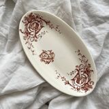 Oval ironstone dish "Joinville" KG Lunéville