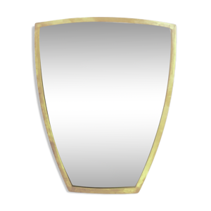 Miroir asymétrique vintage - laiton