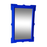 Mirror with blue molding