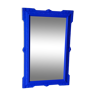 Mirror with blue molding