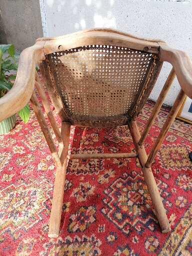 Chaise Baumann cannée