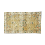 Anatolian handmade vintage rug 263 cm x 158 cm