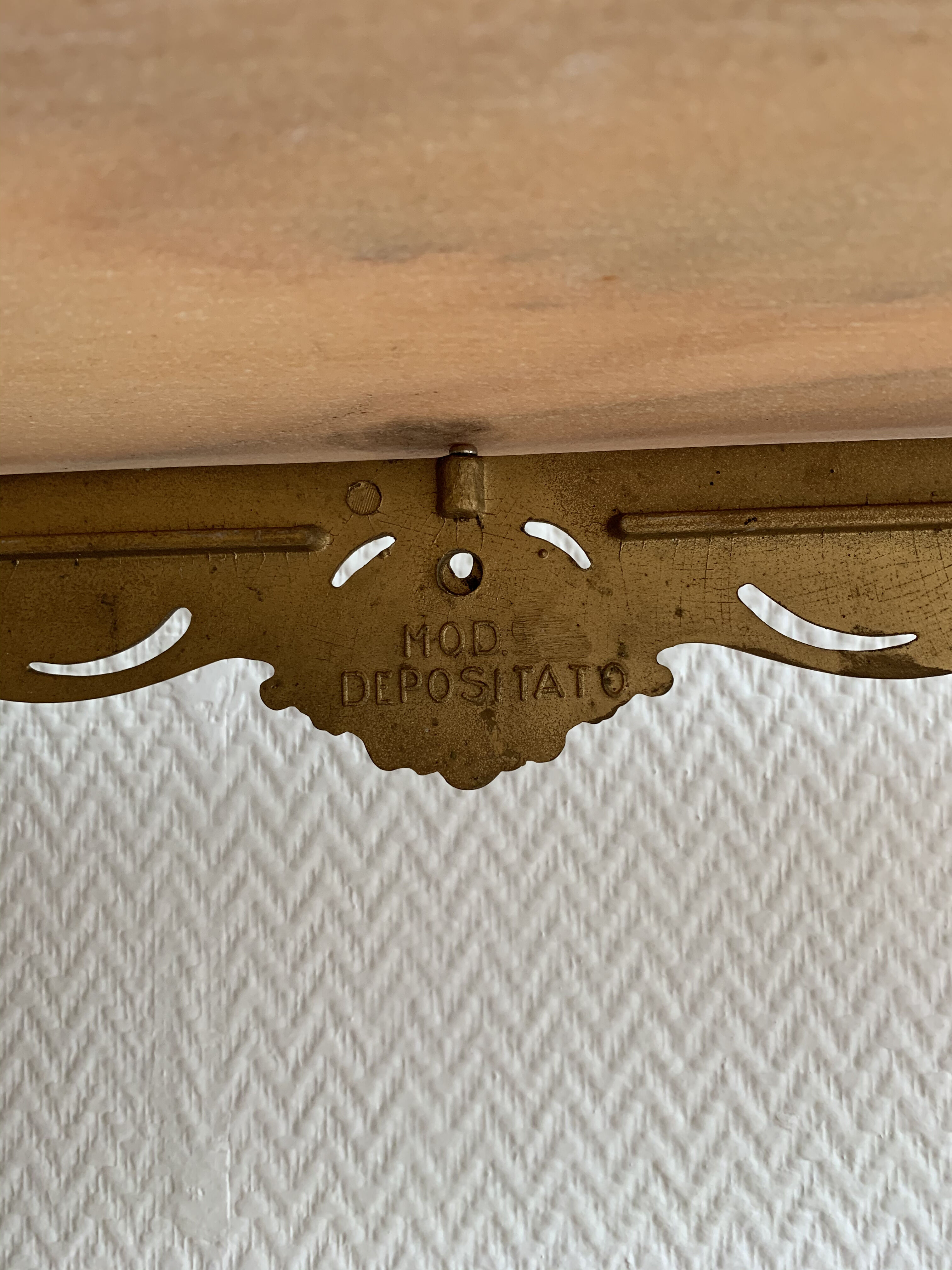 Marble and brass coffee table