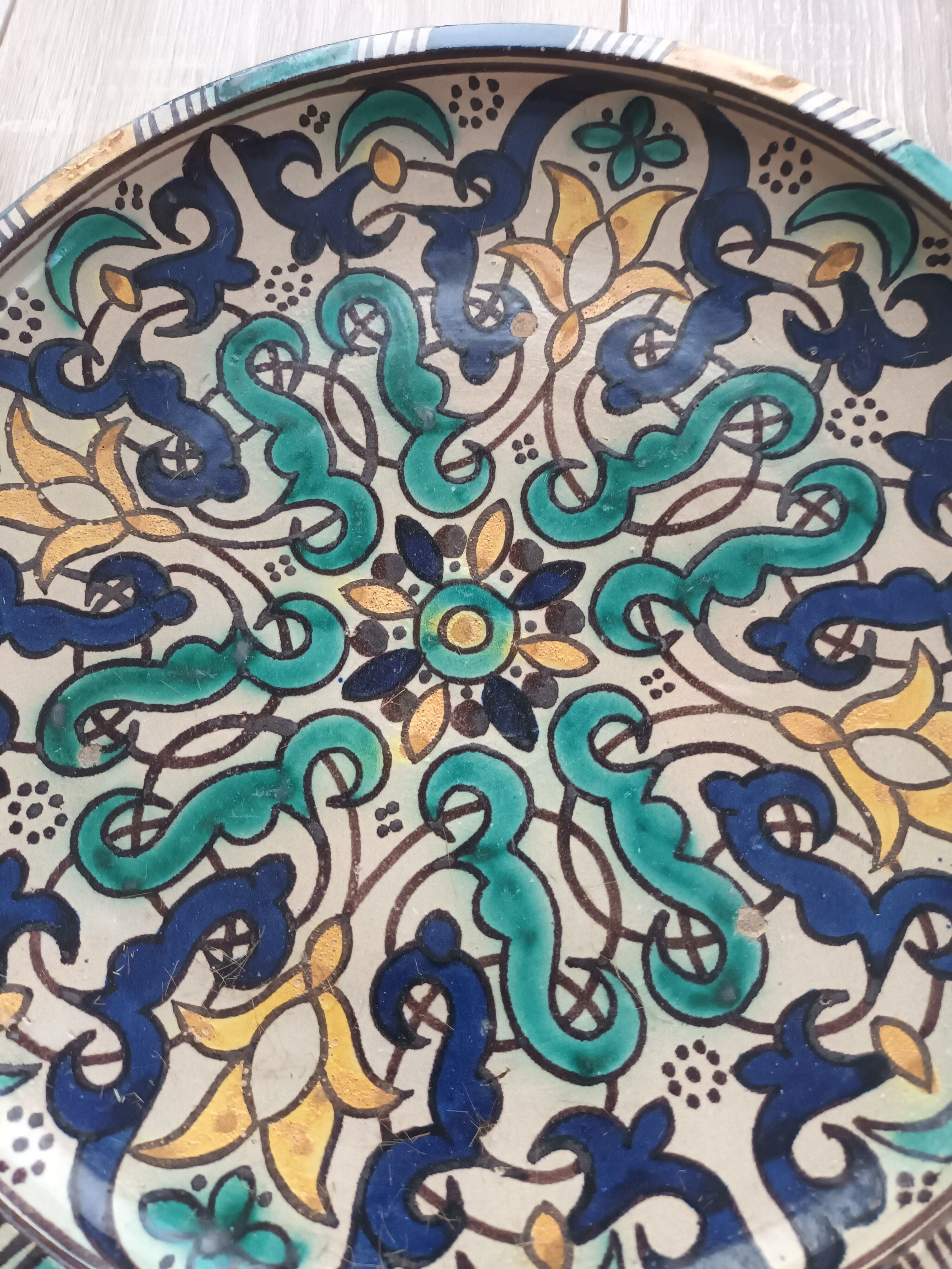 Moroccan dish 19th early 20th