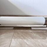 XXL big chrome and milk glass Bauhaus / functionalist wall lamp - 1930s