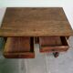 Antique writing table in chestnut – Late 18th / Early 19th century