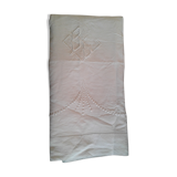 Monogrammed BG linen sheet