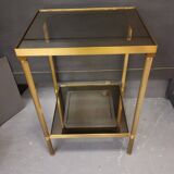 Smoked glass side table