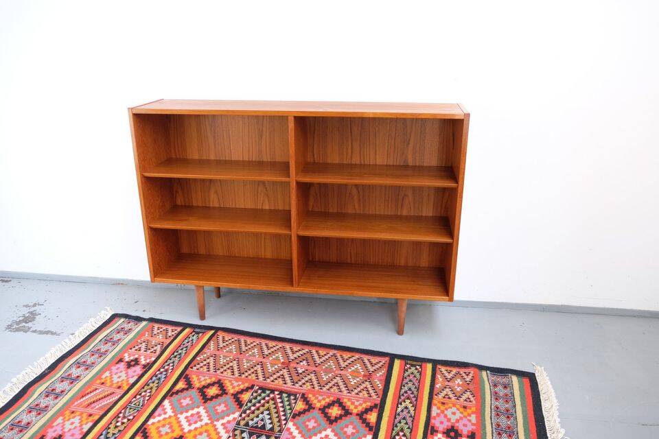 Buffet/étagère en teck Hundevad style rétro vintage années 60-70