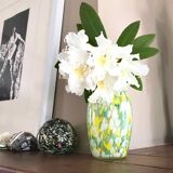 Speckled glass bottle 1930